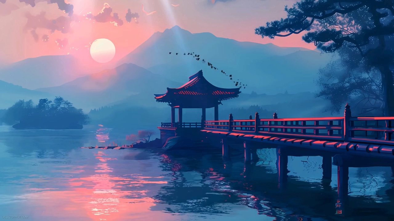 Evening in Japan