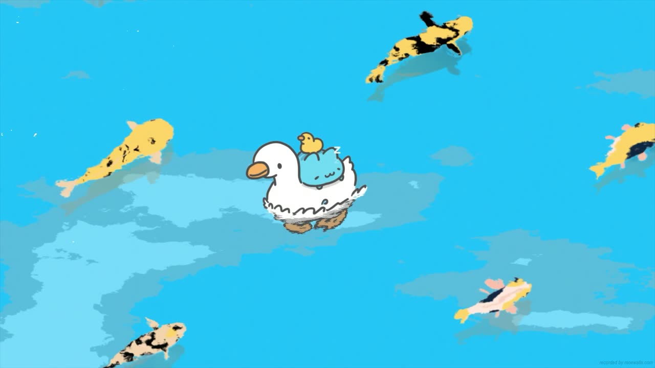 Floating Ducks live wallpaper for Mac