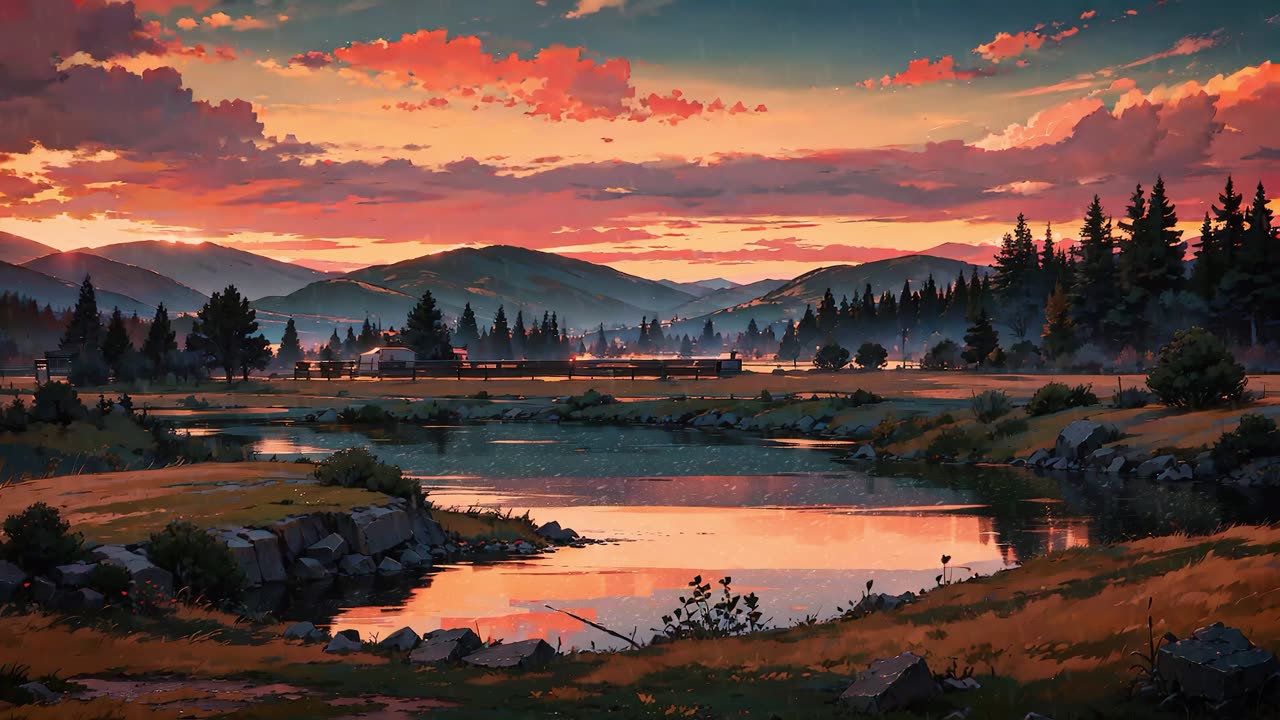 Mountain Lake Sunrise