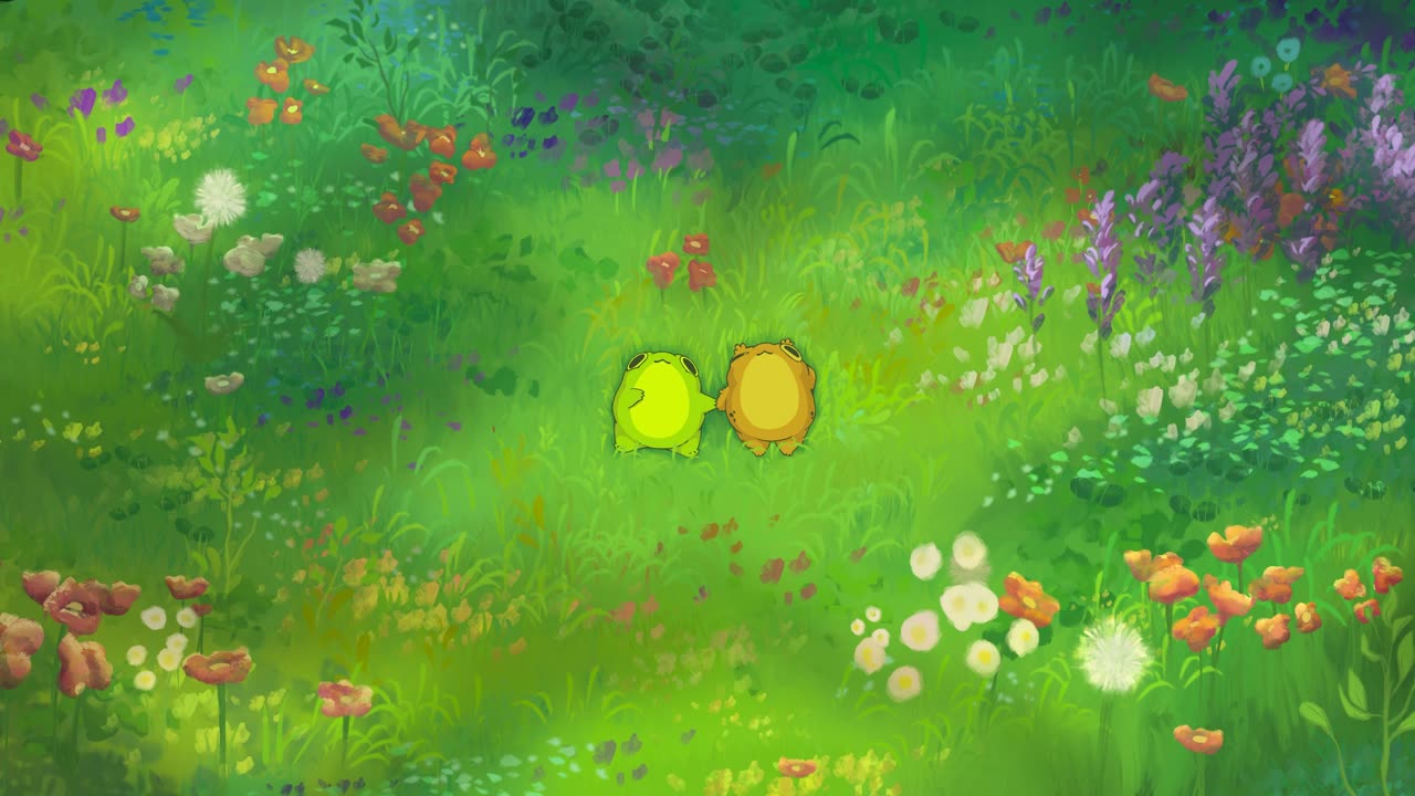 Frog Couple Relaxing live wallpaper for Mac