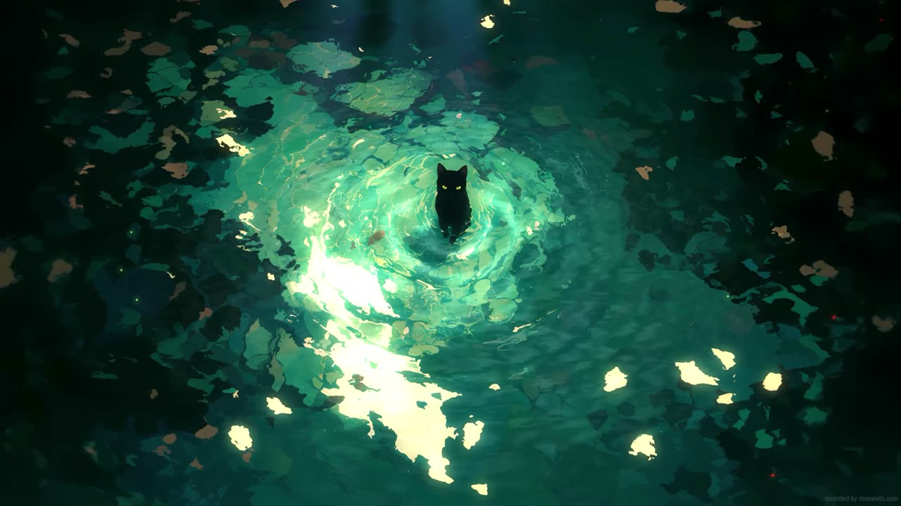 Cat In the Swamp live wallpaper for Mac