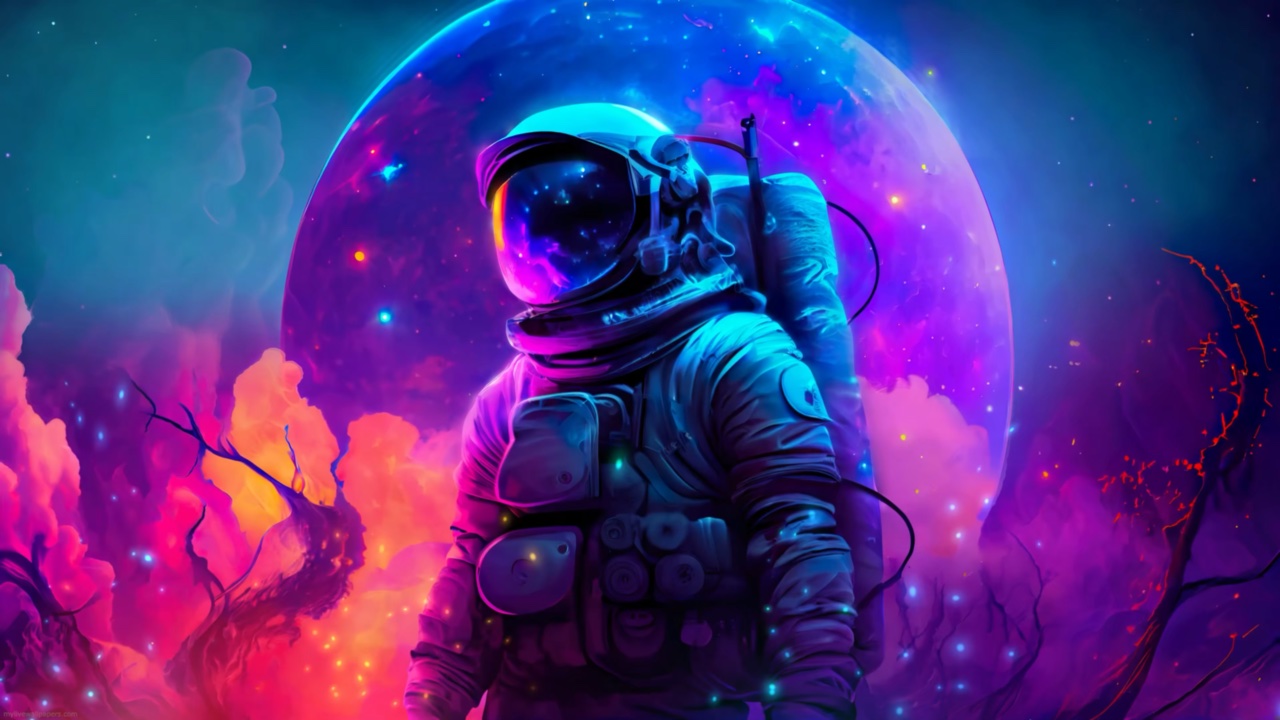 Neon Astronaut
