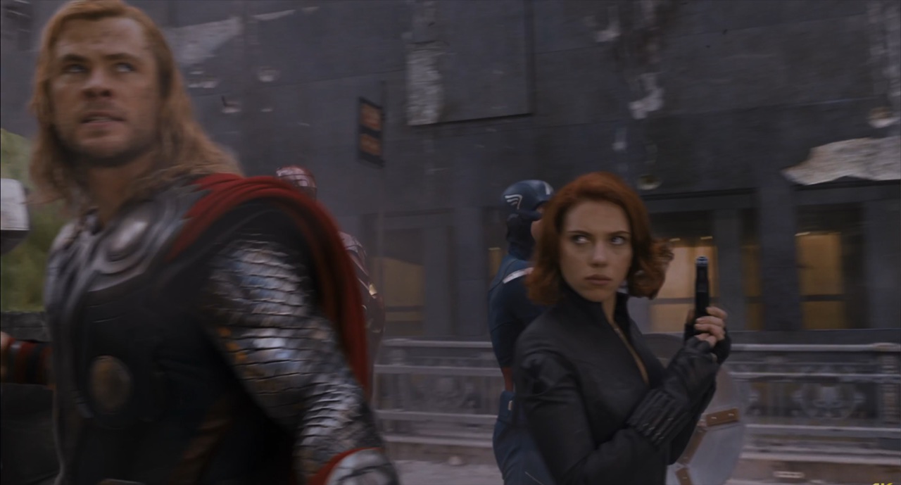 Avengers Group Scene