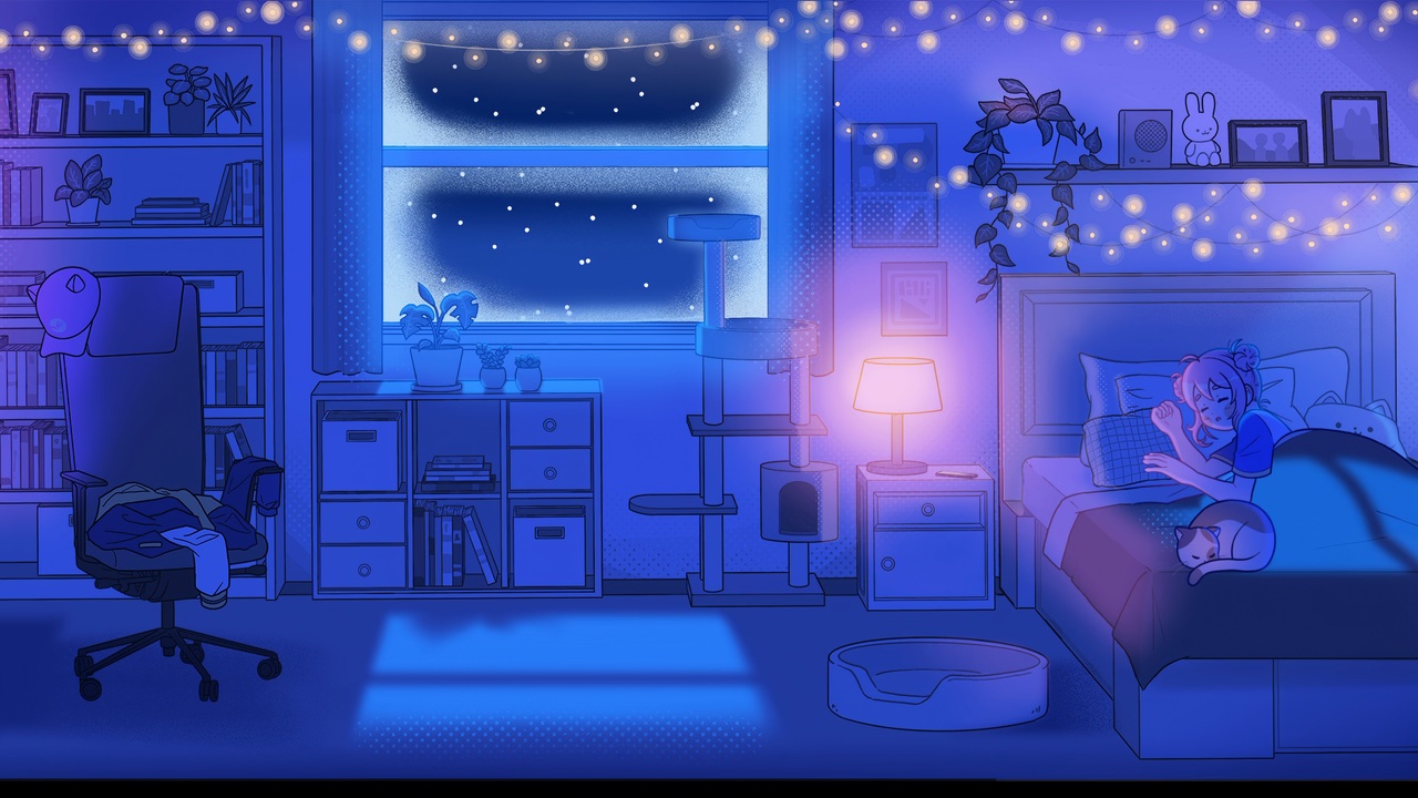 Winter sale steam delivery girl sleeping
