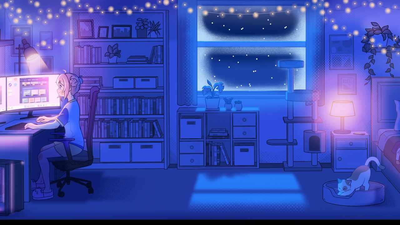 Winter sale steam delivery girl browsing