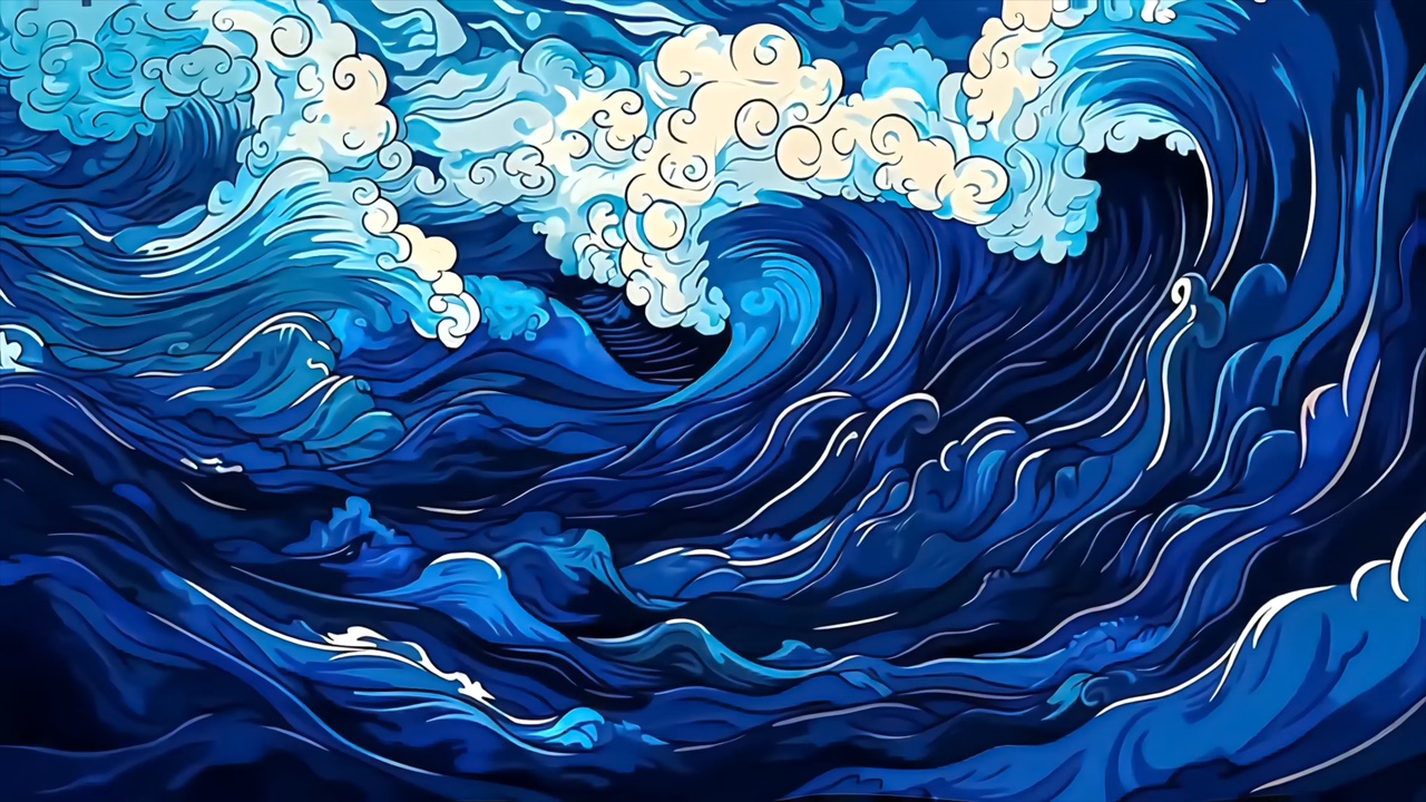 Abstract Ocean Waves
