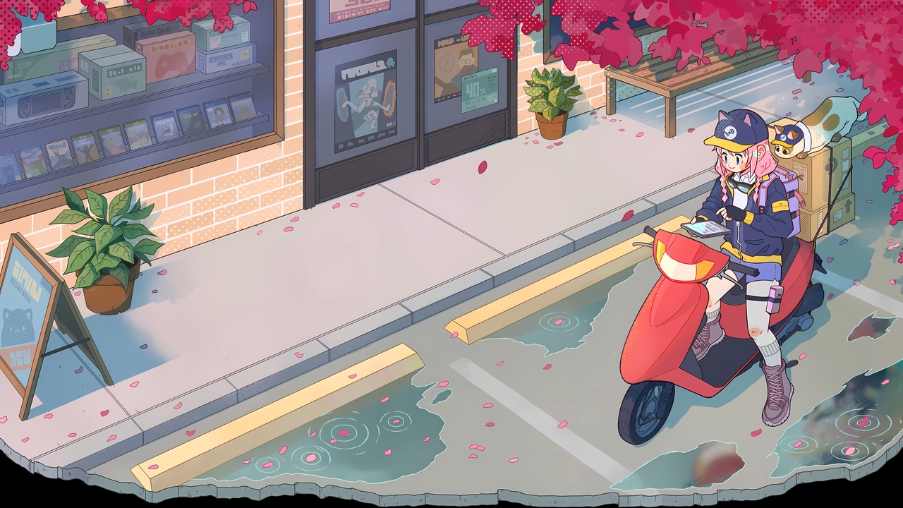 Spring sale Steam Delivery girl