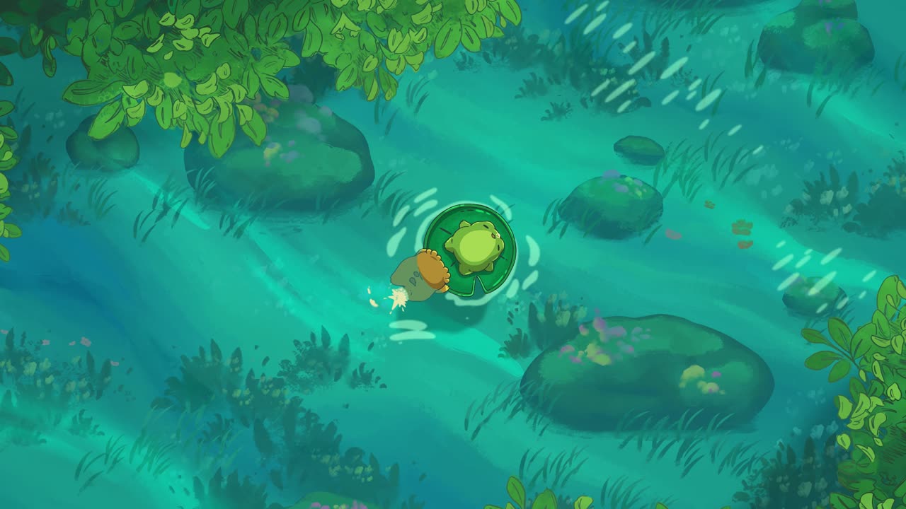 Sleepy Frog live wallpaper for Mac