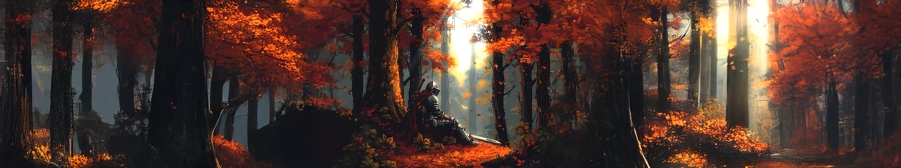 Knight Autumn Forest