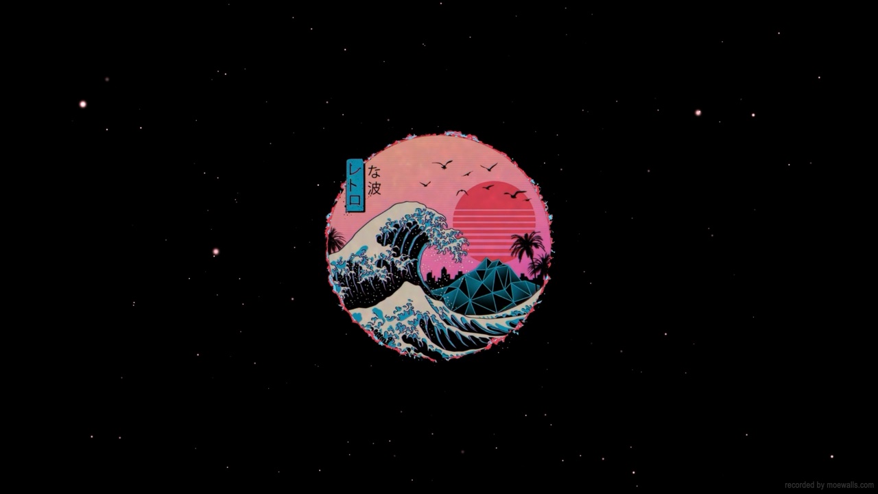Great Wave Off Kanagawa live wallpaper for Mac