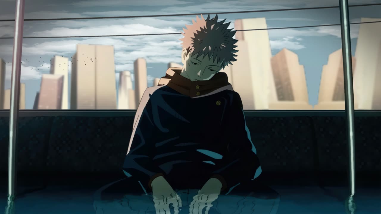 Itadori Sleeping In The Train Jujutsu Kaisen